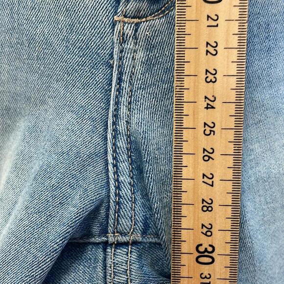 DL1961 - Hepburn Wide Leg High Rise Flare Denim Jeans - Blue - 26 - Picture 15 of 15